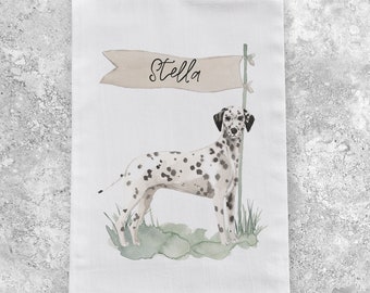 Dalmatian Towel Etsy