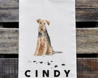 Personalized Cockapoo Kitchen Tea Towel, Dog Lover Gift, Customized Dog ...