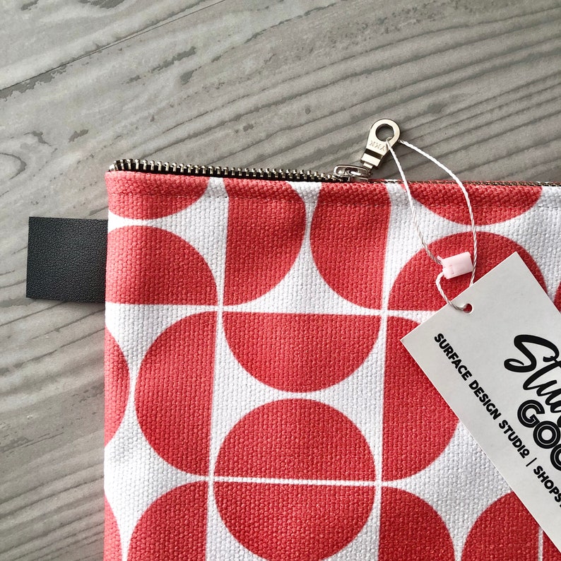 Ready to Ship Black White Zipper Carryall iPad Sleeve Zippered Bag Graduation Gift Mother/'s Day Gift Travel Bag Pouch