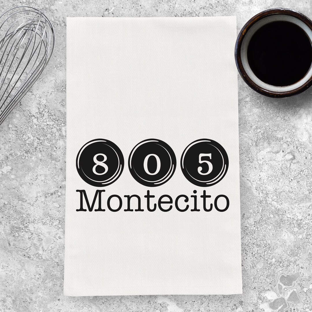 Personalized Area Code Tea Towel, Housewarming Gift, Personalized Home Decor, Personalized Tea