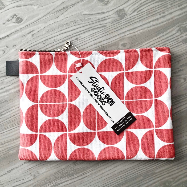 Ready to Ship Black White Zipper Carryall iPad Sleeve Zippered Bag Graduation Gift Mother/'s Day Gift Travel Bag Pouch
