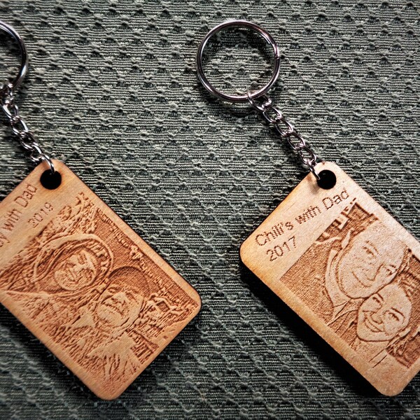 Engraved Keychain Etsy