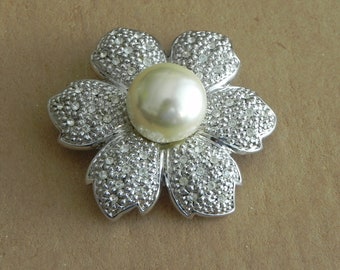 Antique Flower Brooch