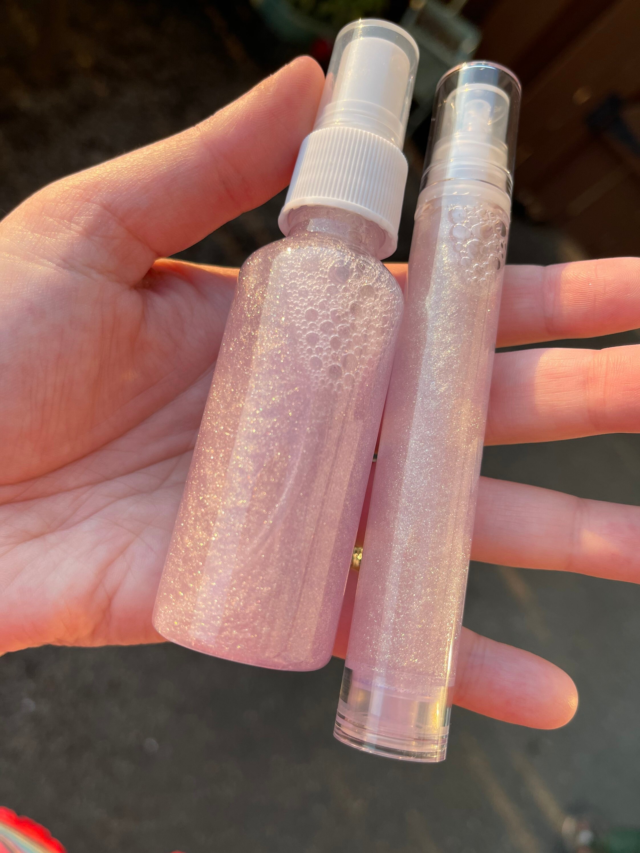 Purple Glitter Body Spray Dark Crystal Body Splash and Etsy