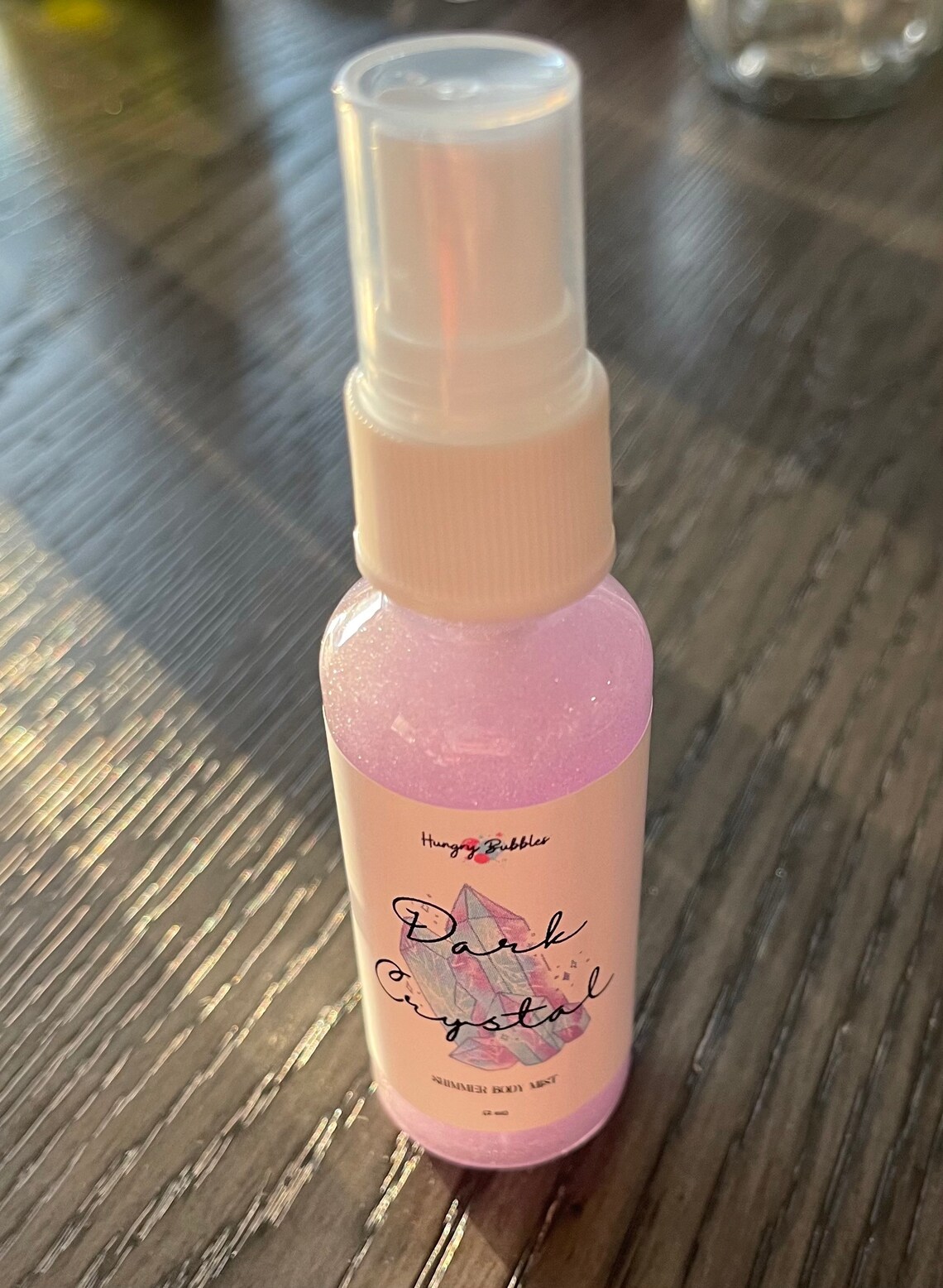 Purple Glitter Body Spray Dark Crystal Body Splash and Etsy