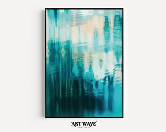 Abstract Dreamy Painting | Dreamlike Shapes | Digital Art Print | Abstract Art Wall Decor ! Mesmerizing Blurry Foreground | Printable