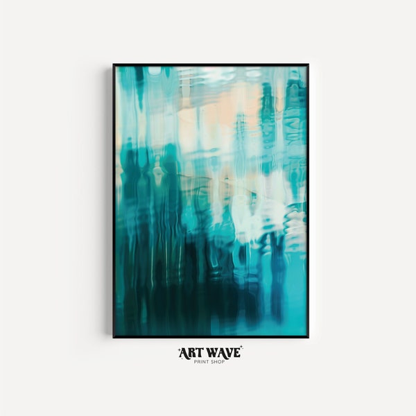 Abstract Dreamy Painting | Dreamlike Shapes | Digital Art Print | Abstract Art Wall Decor! Mesmerizing Blurry Foreground | Printable