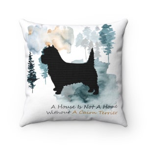 Cairn Terrier dog remembrance gift,  Custom Dog Pillow, Personalized Pet Pillow,  Home Decor, Gift For Her