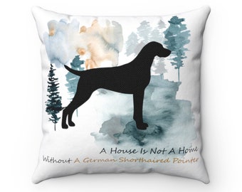 German Short Haired Pointer Pillow, Custom Dog Pillow, Personalized Pet Pillow,  Home Decor, Gift For Her