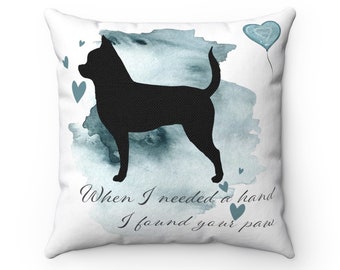 Chihuahua Gifts Personalized Name Chihuahua Pillows Gifts For Chihuahua Lovers Gifts For Chihuahua 12x18 Pillow Dog Gifts