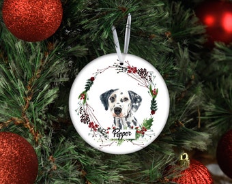 Dog Ornament Personalized, Customized Ornament