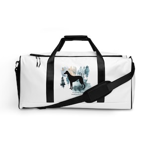 Personalized Duffle bag, custom dog, gift for her, dog lovers, dog decor, overnight bag, tote