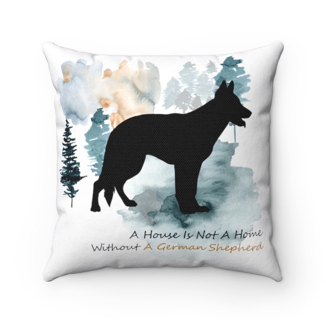 German Shepherd Dog Pillow, Custom Dog Pillow, Personalized Pet Pillow