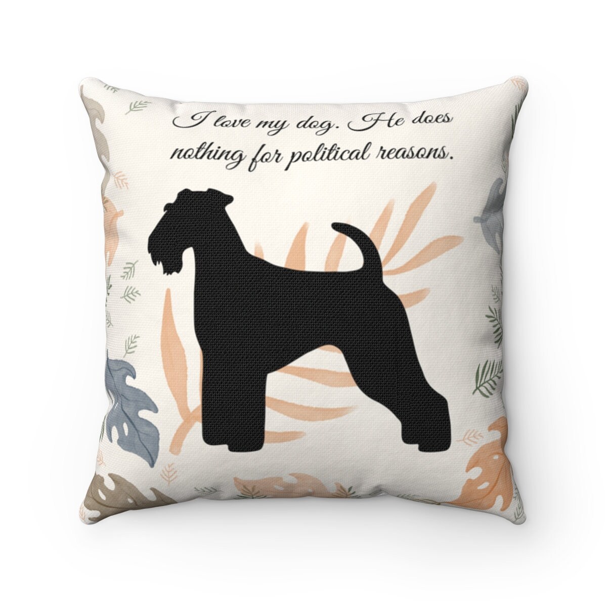 Airedale Terrier Dog Pillow Custom Dog Pillow Personalized Etsy