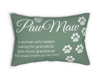 Grandma custom dog pillow, personalized pet pillow, custom pet pillow