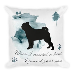 Pug Gift, Dog Memorial Gift, Pet Memorial, Dog Lover Gift, Home Decor, Gift For Her