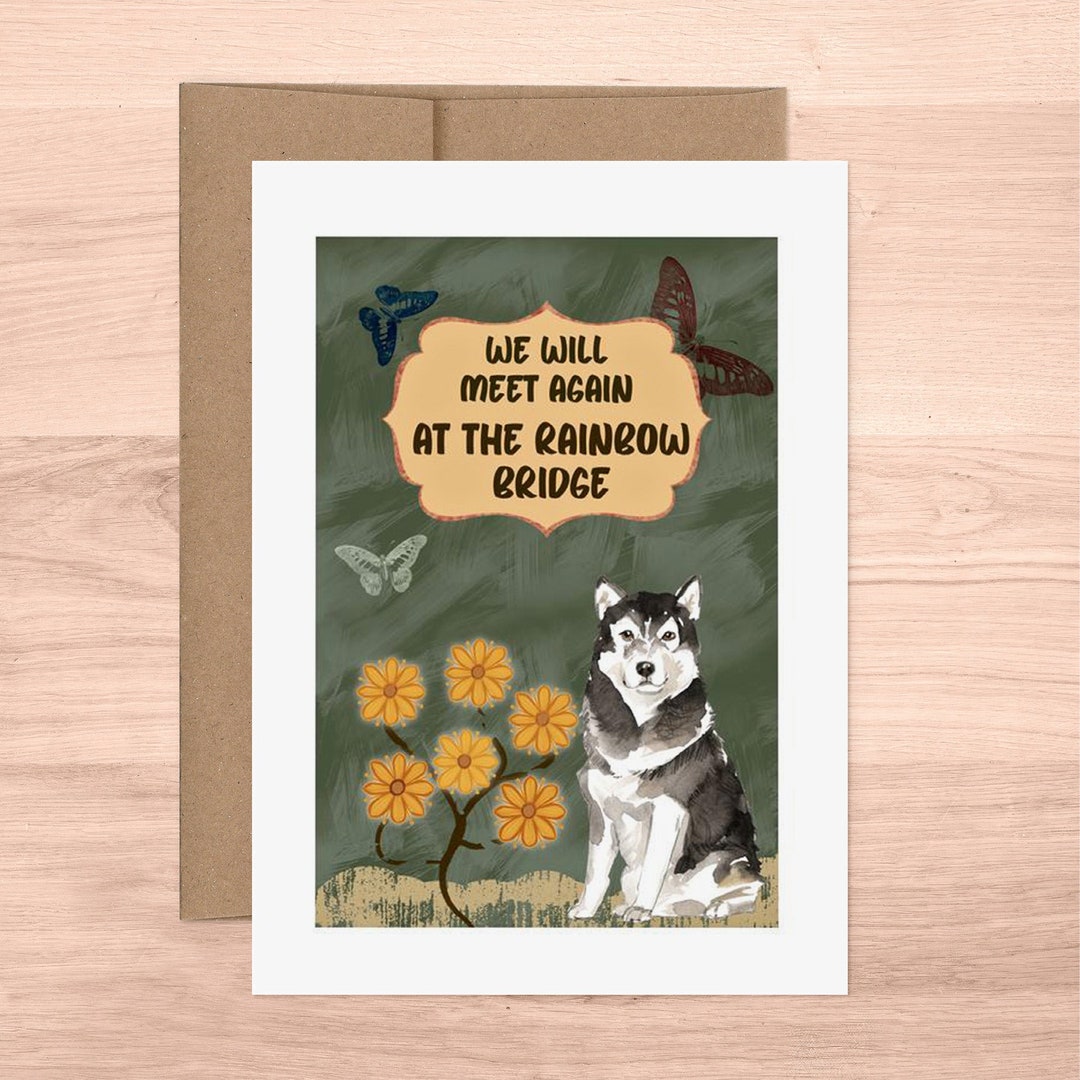 Rainbow Bridge Greeting Cards - Etsy