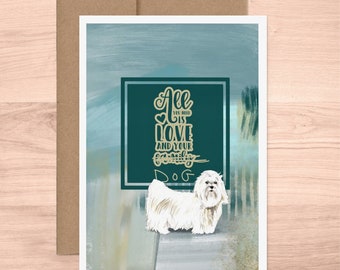 Man's Best Friend Greeting Cards
