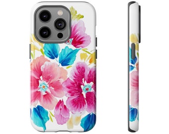 Floral Designed Tough Case for cellphone