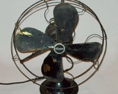 Vtg Ca 1920s Century S3C - 16 Model 264 N-3 Brass Blade Electric Fan