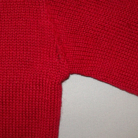 Old Vtg 1950s Letterman Varsity Sweater Size 38 S… - image 9