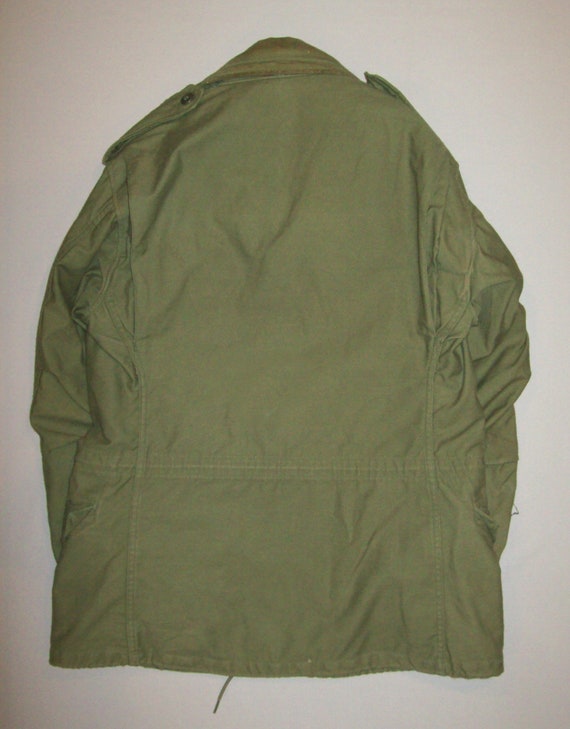 Vtg 1970s Vietnam War Seabees Field Jacket Small Regular M65