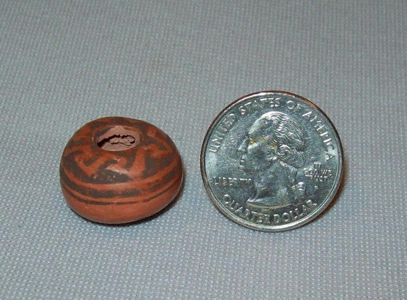 Old Antique Vtg C 1940s Tiny Miniature Native American Hopi Indian