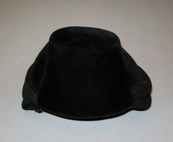 Old Antique Vtg Ca 1940s Womans Hat Cap Size 6 7/… - image 4