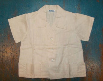 Old Vtg Ca 1940s Deadstock Bryan Toddler Shirt Boys Size Large Unused
