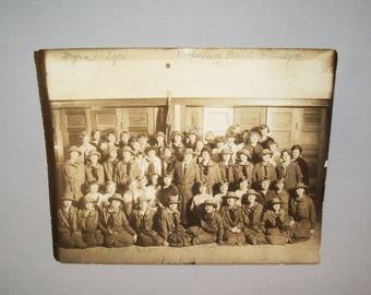 Old Antique Vtg 1920s Girl Scouts Group Photo 8 X 10 Great Uniforms Some Named