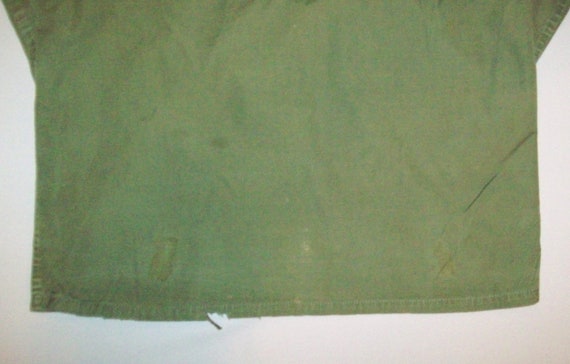 Old Vtg 1960s Vietnam War US Army Uniform Poplin … - image 7