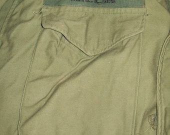 Vtg 1970s Vietnam War Seabees Field Jacket Small Regular M65 US