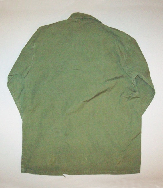 Old Vtg 1960s Vietnam War US Army Uniform Poplin … - image 8