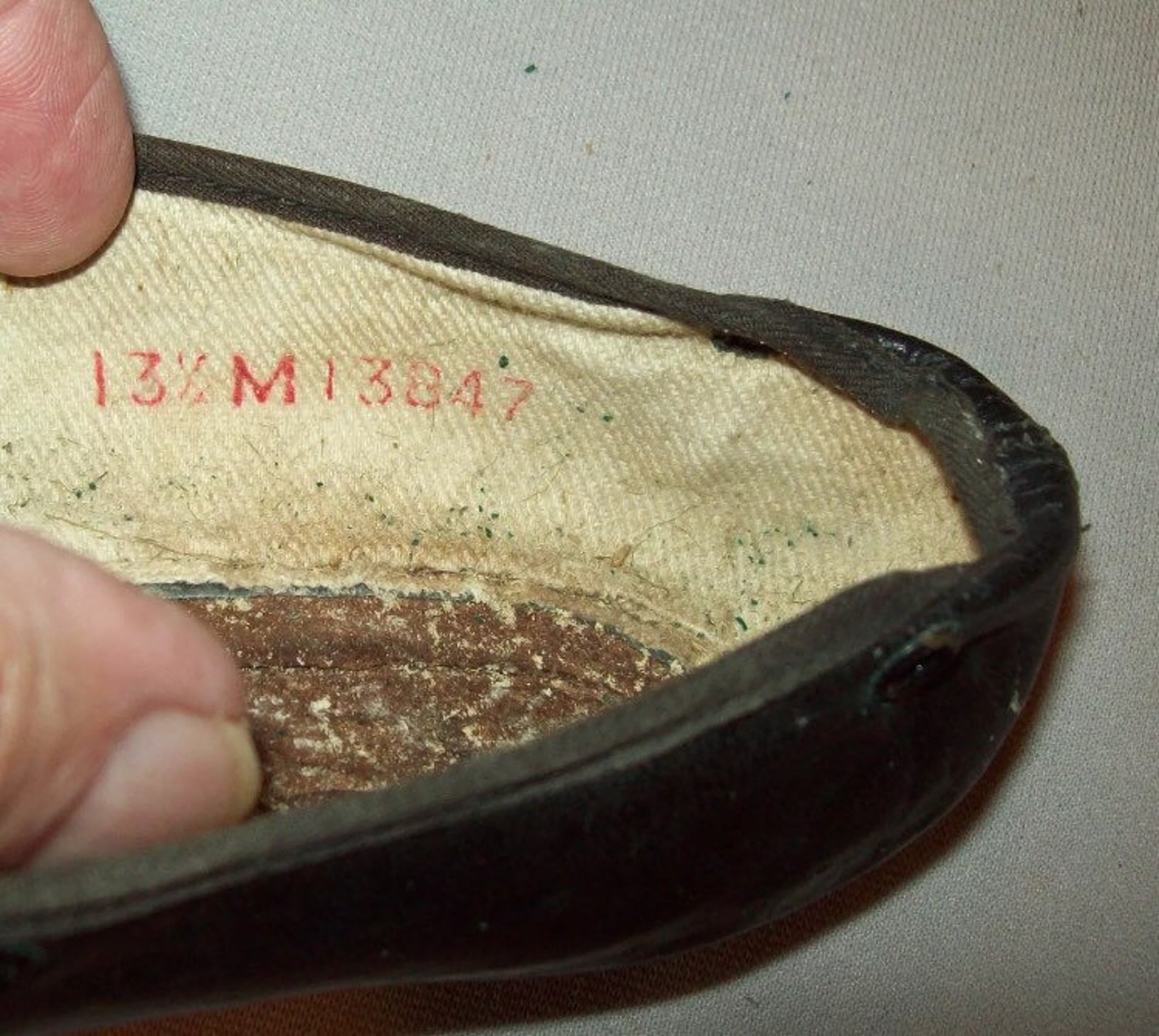 nice 19th c pair of mid 19th century leather ballet slippers or shoes nice 19th c pair of mid 19th century leather ballet slippers or shoes