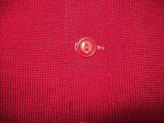Old Vtg 1950s Letterman Varsity Sweater Size 38 S… - image 6