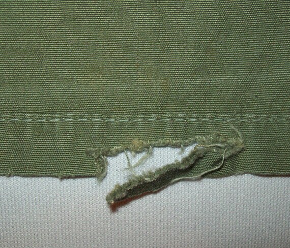 Old Vtg 1960s Vietnam War US Army Uniform Poplin … - image 5