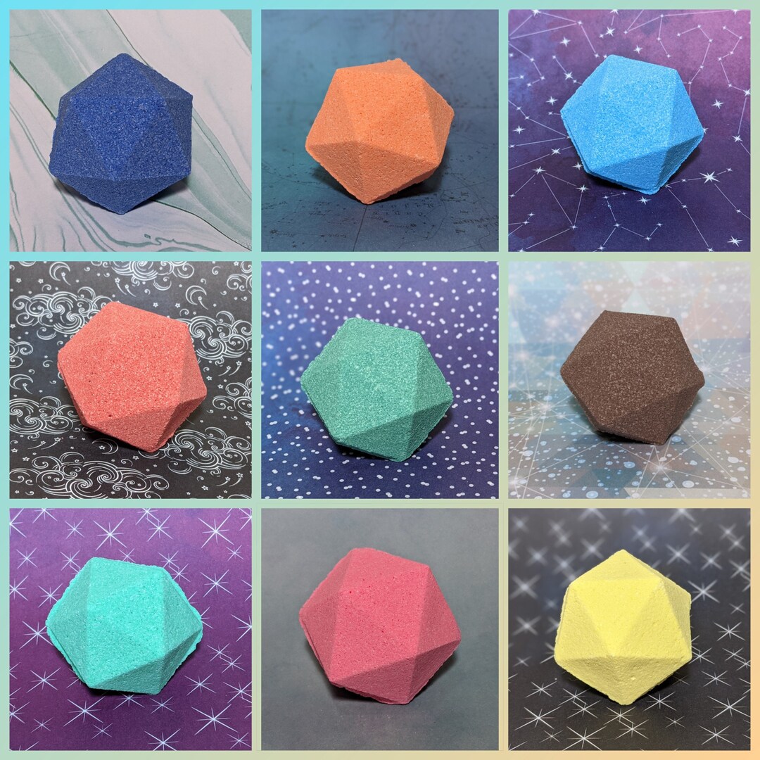 Wild Magic DND Bath Bomb With Random Dice Etsy