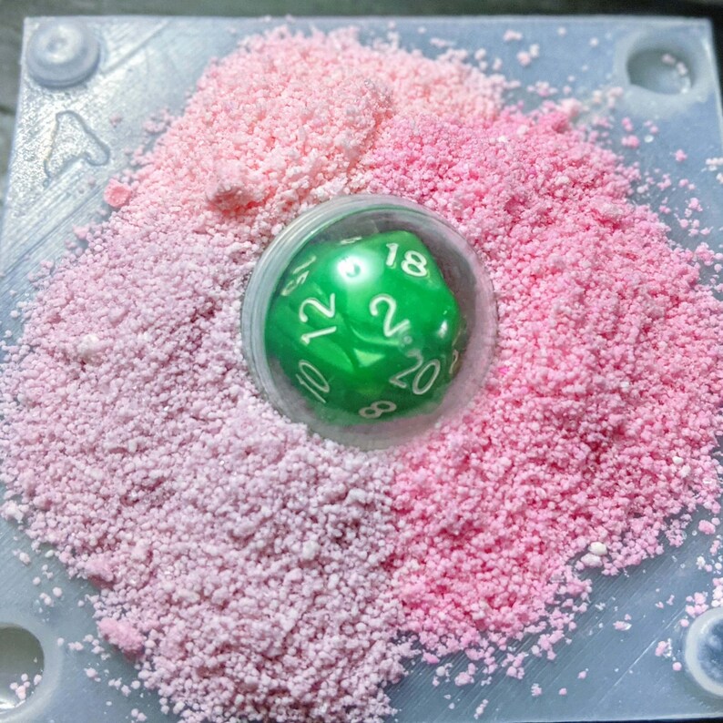 D&D Poison Spray Themed D20 Bath Bomb with Polyhedral Dice Etsy