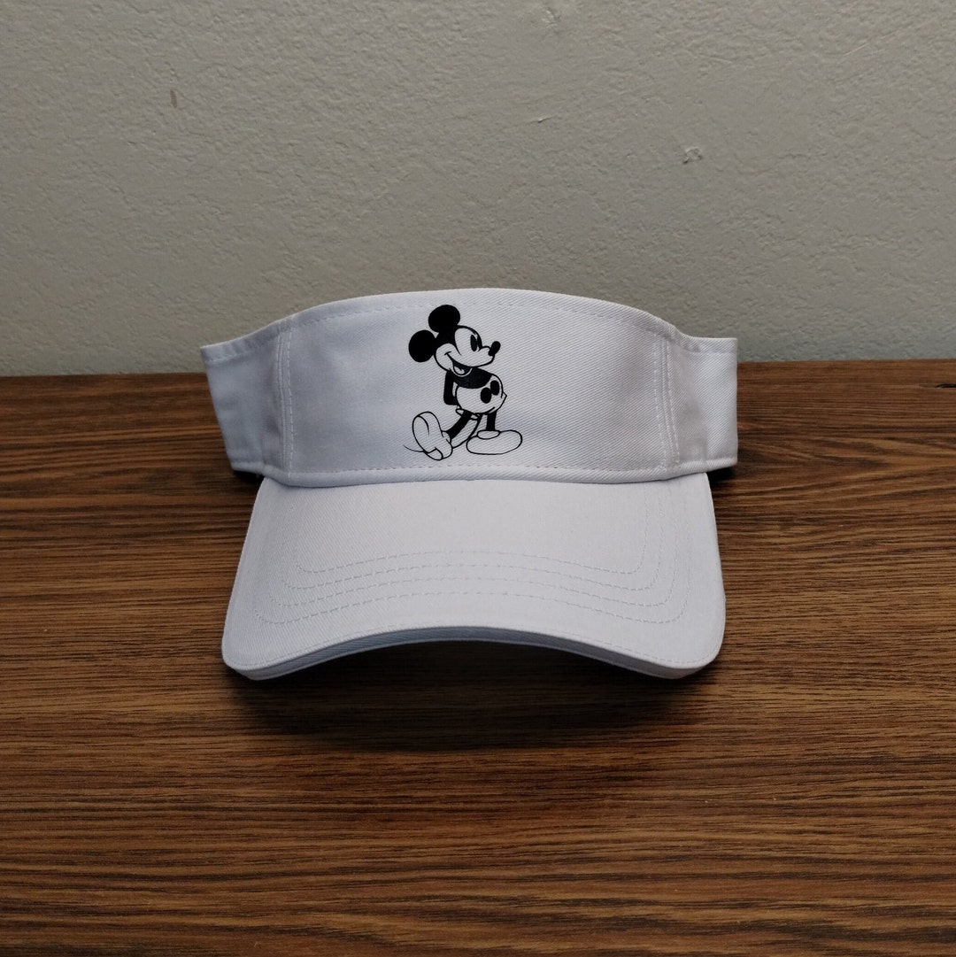 IMPERFECT Disney Mickey Mouse Visor Hat for Men Women Adult, Disney Sun