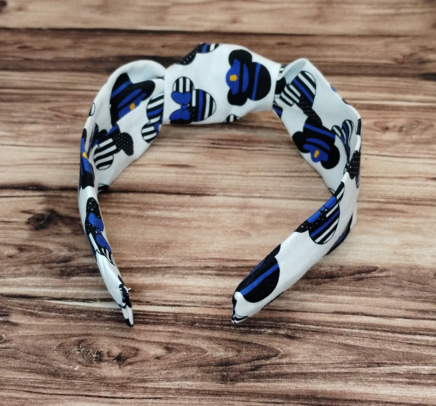 Disney Thin Blue Line Minnie Mouse Headband, Thin Blue Line Mickey ...
