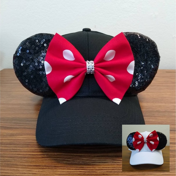 Disney Mickey Ears Hat Cap | Disney Minnie Ears Hat | Minnie Mickey Mouse Dad Hat | Mickey Ears Snapback Hat | RunDisney Hat Cap