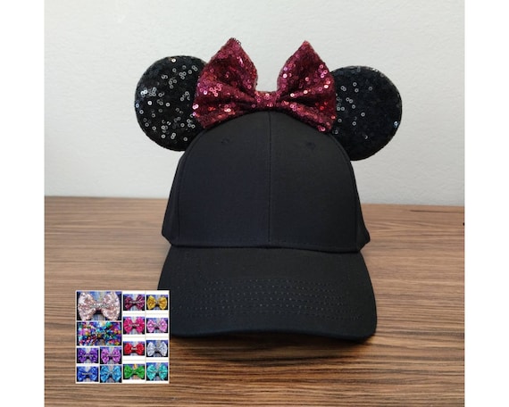 Disney Minnie Ears Hat Cap With Sequin Bow, Disney Mickey  display picture 1