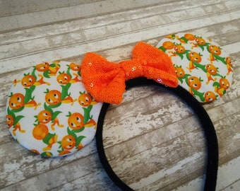 Orange Bird Ears, Orange Bird Mickey Ears Headband, Disney Orange Bird Minnie Ears Headband, Orange Bird Disney Ears