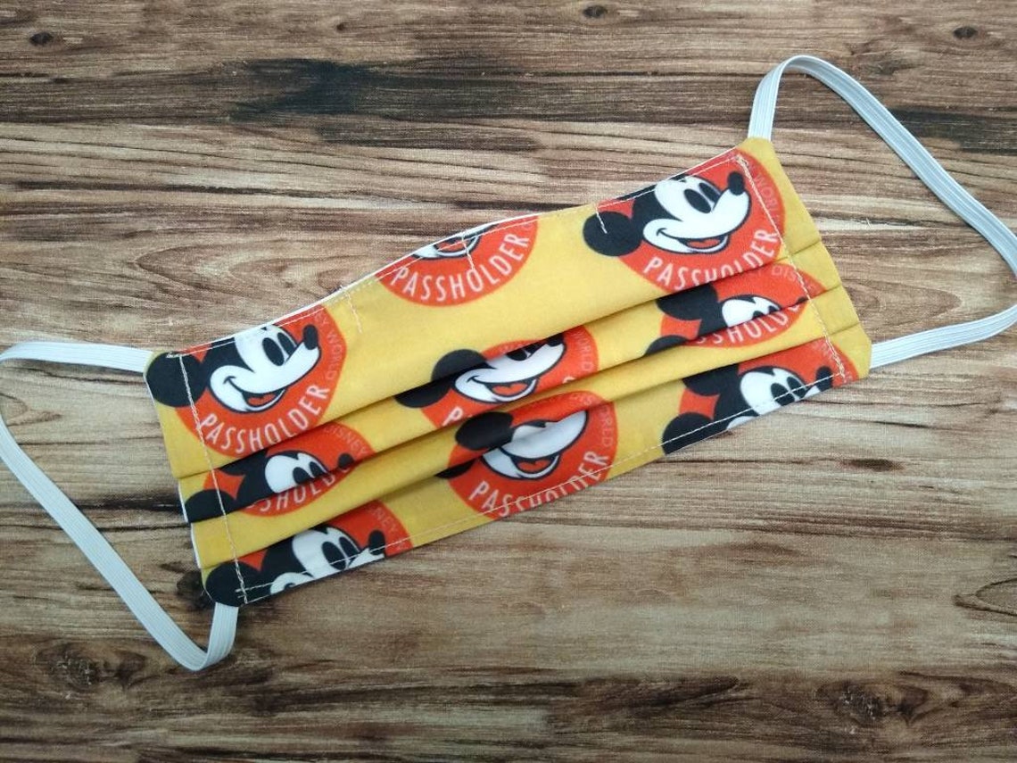 Disney Theme Face Mask for Adults Disney World Face Mask Etsy