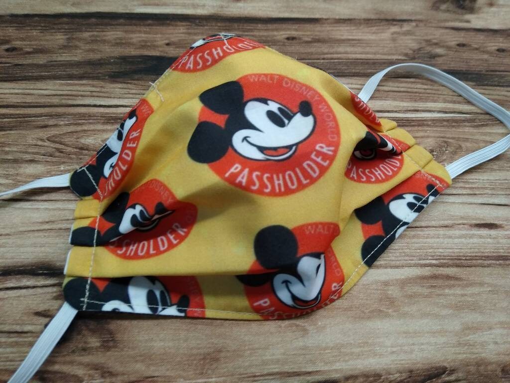 Disney Theme Face Mask for Adults Disney World Face Mask Etsy