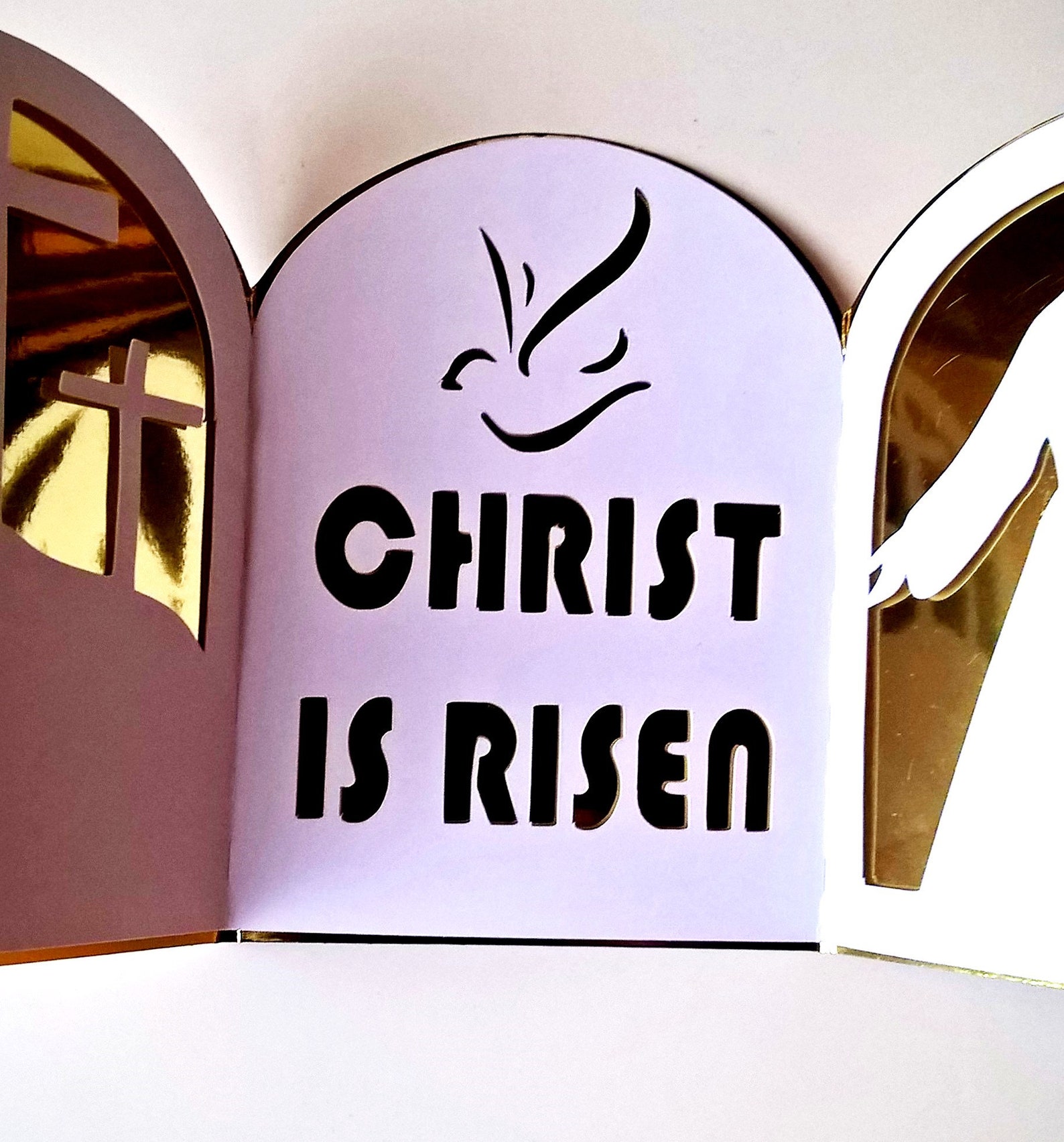 CENTERPIECE CHRIST is RISEN. Svg Templates. Easter Decor. Dxf | Etsy