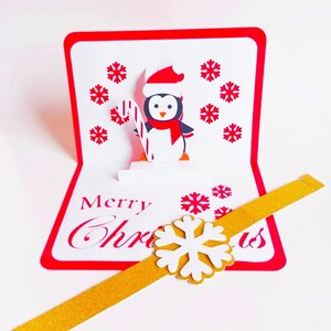 TARJETA emergente. Plantillas SVG. Tarjeta de Navidad. Cricut, SilhouetteCameo, Corte Láser. Archivos Dxf Svg SilhouetteStudio Pdf Png. Descarga instantánea.