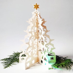 Plantillas SVG. DECORACIÓN NAVIDEÑA 3D. Cortar archivos. Cricut SilhouetteCameo LaserCut. Archivos Dxf SilhouetteStudio Svg Png Pdf. Descarga instantánea