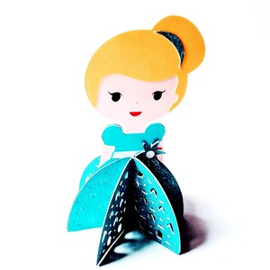 3D-PRINSES. SVG-SJABLONEN. Middenstuk. Feestdecoratie. Cricut, Silhouette Cameo. Dxf Ai SilhouetteStudio Svg Png Pdf-bestanden. Direct downloaden.