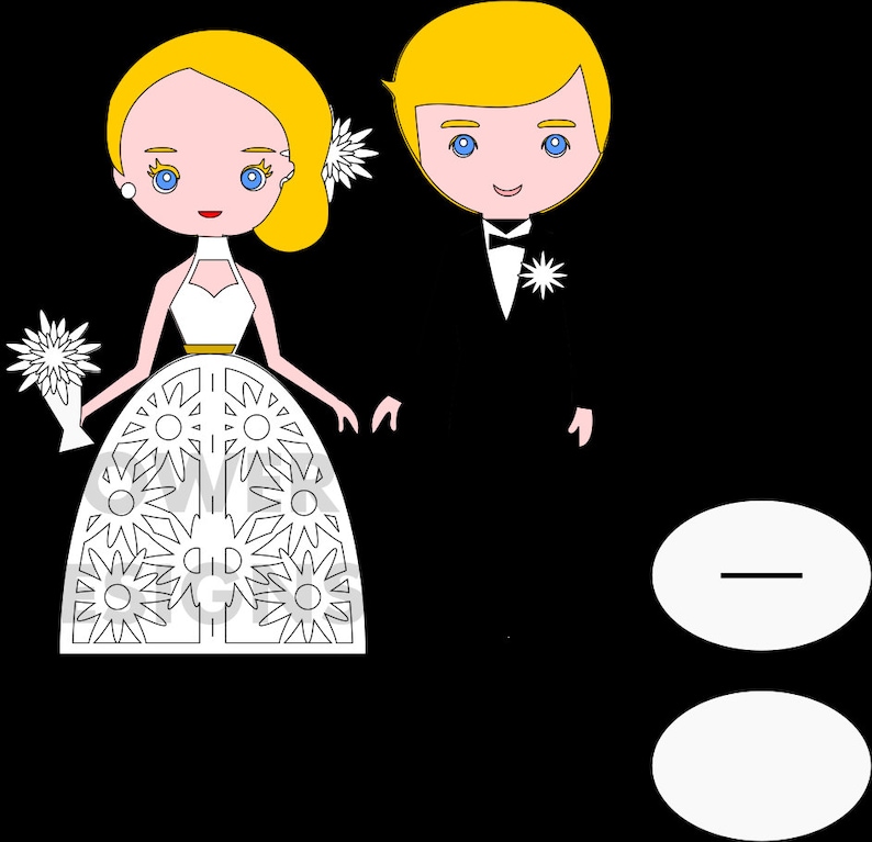 Free Free 225 Couple Wedding Cake Topper Svg SVG PNG EPS DXF File